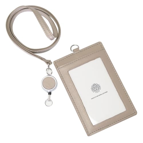 Amazon.co.jp: [HAKATA NO MORI LEATHER] 本革 両面 縦型 idカード