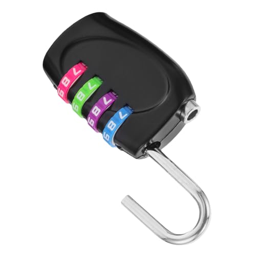 PRETYZOOM Combination Padlock Sturdy Metal for Suitcases Lockers Gates 4 Outdoor Indoor Security Lock Waterproof
