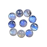 Rainbow Moonstone Gemstone, Round Shape, 12 MM Cabochon, Beautiful Multi flashy, Calibrated Moonstone for Jewelry (2 pcs)