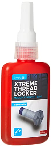 Simply XRTL1 Xtreme Blue Removable Thread Locker 50ml – Medium Strength – Shock & Vibration Resistant