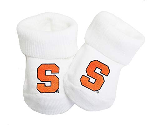 Image of Future Tailgater Syracuse Orange Baby Toe Bootie Socks