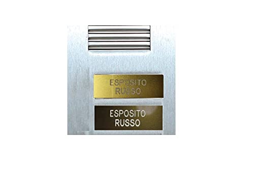 Placa de buzón de 3 líneas grabada con acabado retro resistente y llavero 5