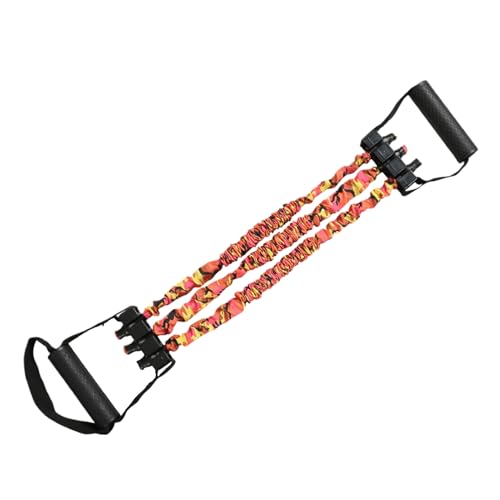 Bandas elásticas de ejercicio, estirador de mango resistente, elástico con 3 niveles ajustable para rehabilitación, deporte, hogar y gimnasio