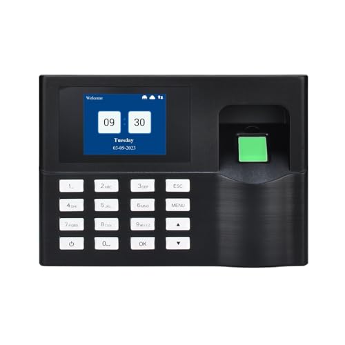 Pointeuse empreinte digitale TCP/IP et USB pour la gestion du personnel en petite entreprise