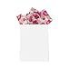 Pro Supply Global Pink Poppies Printed Tissue Paper for Valentine's Day Gift Bags or Boxes and Wrapping - Bulk Decorative Art Tissue Paper for Packaging and Gifting | 24 Sheets 20