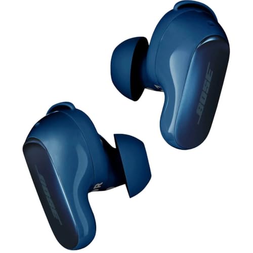 Image of Bose QuietComfort Ultra Noise Cancelling Earbuds - Lunar Blue (Renewed)