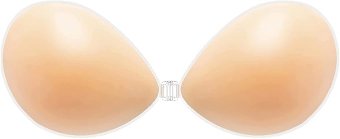 Reusable Silicone Adhesive Bra Pushup Strapless Backless Sticky Invisible Bra for Women