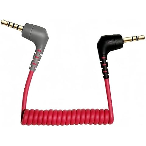 3.5mm TRS to TRRS Microphone Patch Cable Mic Cord Compatible with iPhone, Smartphone, Tablets for Rode SC7, VideoMic, VideoMicro Go, for BOYA & Other External Mic (Please Read Instruction Below) Cover