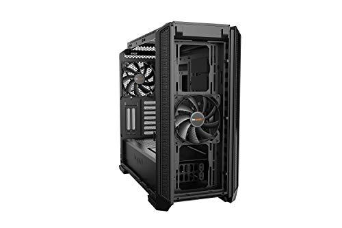 Silent Base 601 Window Black Case PC con 2 ventole Pure Wings 2 140mm, supporto radiatori fino a 360mm, compatibile con schede madri E-ATX - Case PC - Immagine 2