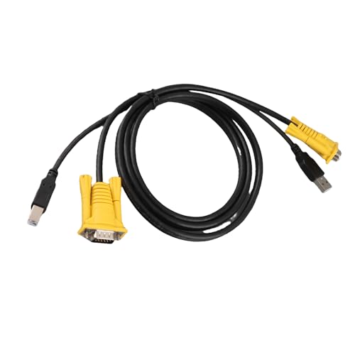 Cable KVM Duradero de PVC, Cable de Conmutador KVM USB, PC PC