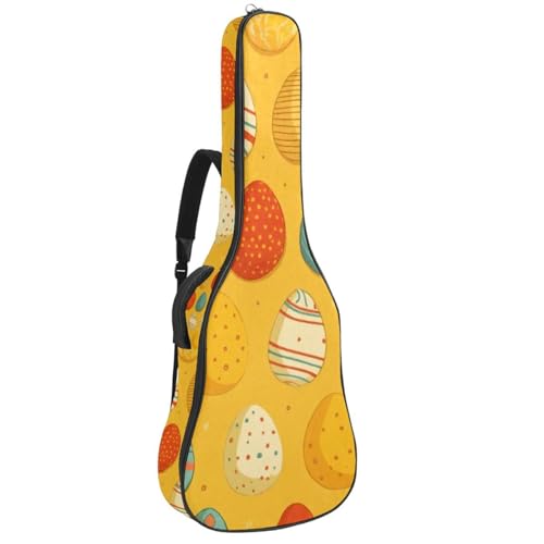 Sac pour guitare acoustique 101,6 cm imperméable et grand étui universel jaune
