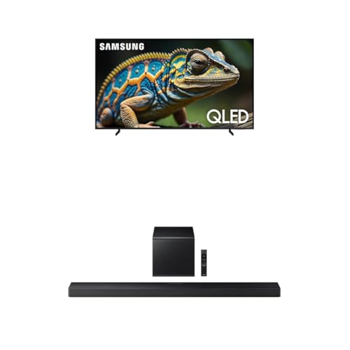 Image of Samsung 70-Inch Class QLED 4K Q60D Series Quantum HDR Smart TV w /Object Tracking Sound Lite,(QN70Q60D, 2024 Model) + Samsung Q-Series Soundbar HW-QS700F 3.1.2 ch Subwoofer (2025 Model)