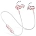 Produktbild Bluetooth Kopfhörer In Ear, Wireless Kopfhörer Sport IPX6 Wasserdicht, 10 Stunden Spielzeit, HD-Mikrofon, Magnetisches Sportkopfhörer für Frau/Mädchen - Rose Gold