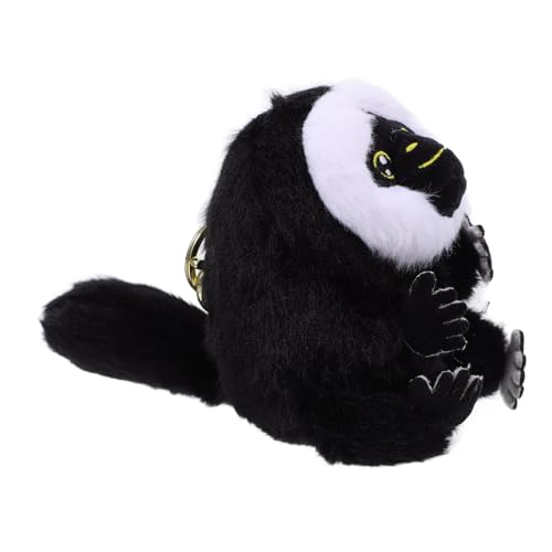 HANABASS Cute Plush Monkey Keychain Pendant Adorable Stuffed Animal Bag Charm for Keys Soft and Material Hanging Ornament for Parties and Home Decor