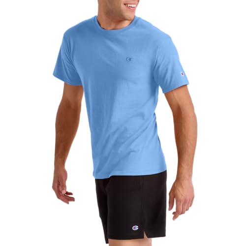 Champion Herren Klassisches Jersey T-Shirt Hemd, Swiss Blue, XL – Ansicht 6