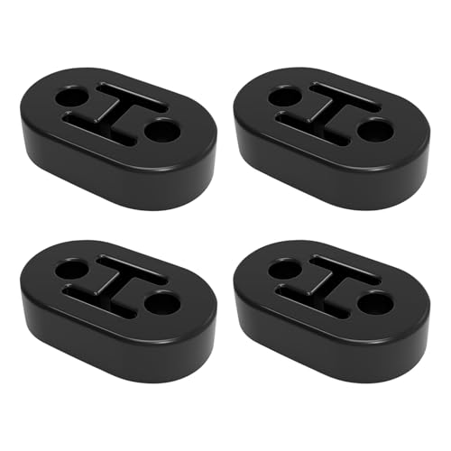 Exhaust Rubber Hanger, rubber muffler hangers. Rubber Insulator Bushing Mount, rubber exhaust mounts with 2 Holes 0.47 Inch, Universal Fit