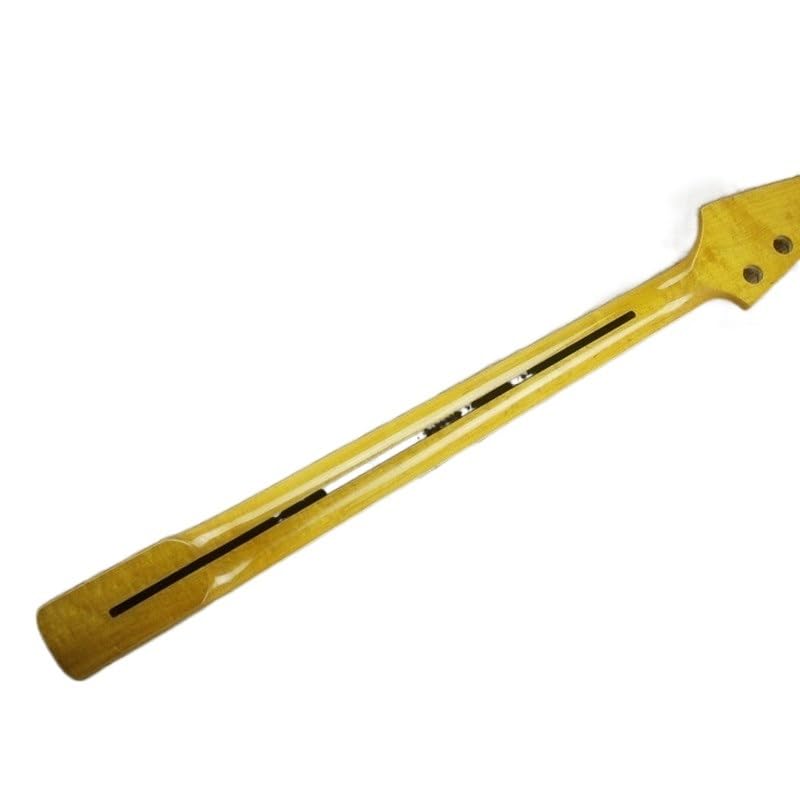 20 tasti in acero basso elettrico manico in palissandro fingeboard vernice gialla accessori for strumenti musicali Guitarra