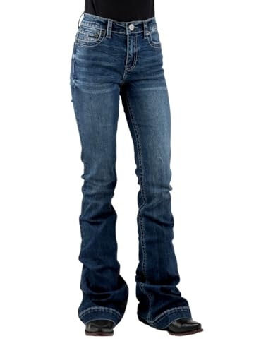 Tin Haul Western Jeans Womens Libby Trouser Blue 10-054-0595-0107 BU