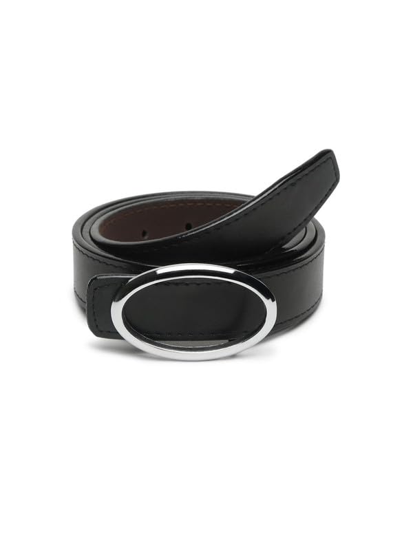 Image of APSIS Leather Belt for Women Waist Belt Casual Regular Fit - Perfect for Dress, Jeans, Any Occasion - | A BT W 119 Sl Bl