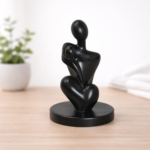 Image of CraftVatika Mother Hugging Baby Figurine, Mother Baby Statue Showpiece Gift, motherr Child Statue, Home Decor Items, House Warming Gifts Mother's Day, Baby Shower Gifts for Mom to be