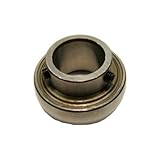 SKF Agricultural Adapter Bearing Industrial Rubber Seal Eccentric Set Screw Locking Collar, Wide Inner Ring for Axles Driveshafts Shafts Output Inner Mount - GYA112RRB