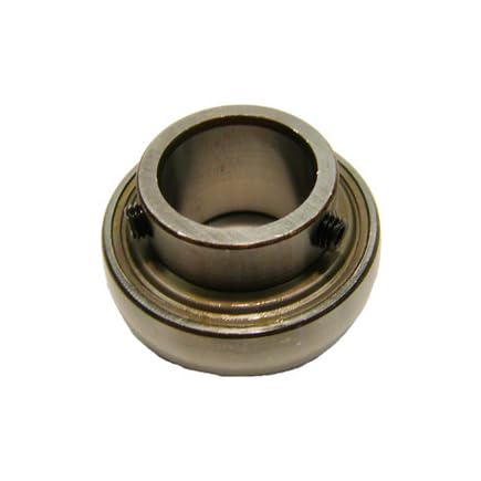 SKF Agricultural Adapter Bearing Industrial Rubber Seal Eccentric Set Screw Locking Collar, Wide Inner Ring for Axles Driveshafts Shafts Output Inner Mount - GYA100RRB