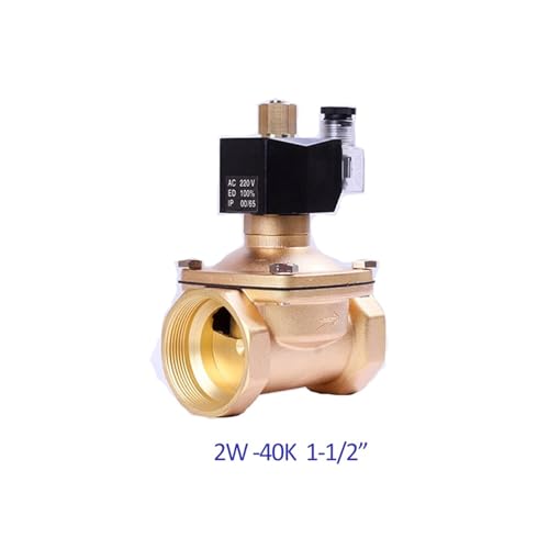 Électrovanne DN40 en laiton pour réguler le flux d'air basse pression