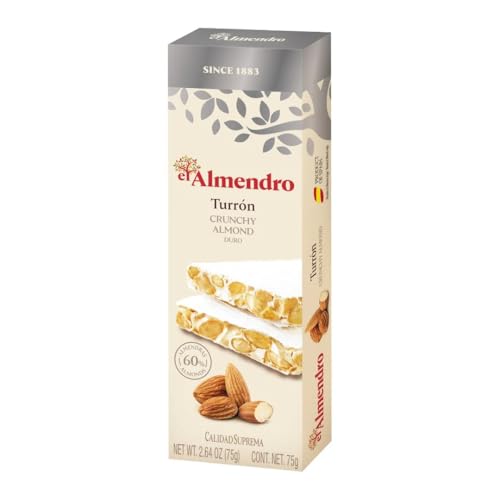 El Almendro Turron Duro Crunchy Almond 75g