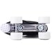 NVGSHO Adult Roller Skats, Professional Double Row Four Wheels Speed Skating Shoes, Aluminum Alloy Base Frame, High Top Pu Leather Ankle Protection Design, with Bags, Unisex,Purple1,Ladies7