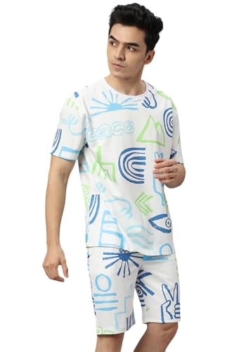 Image of Wear Your Opinion Coord Set for Men T-Shirt & Short Nightwear Set | Night Suit, Beachwear, Laungewear