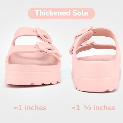 Kids Slides Sandals Adjustable Buckle Boys Girls Slides for Beach4