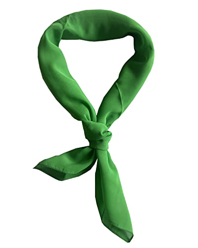 chiffon neckerchief for women neck scarf 23.6''x23.6''