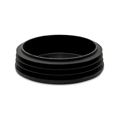 Image of Flyshop 8 Pack Black Plastic Hole Plug Round Tubing End Cap Chair Glide Inserts 76 mm, 3 inch