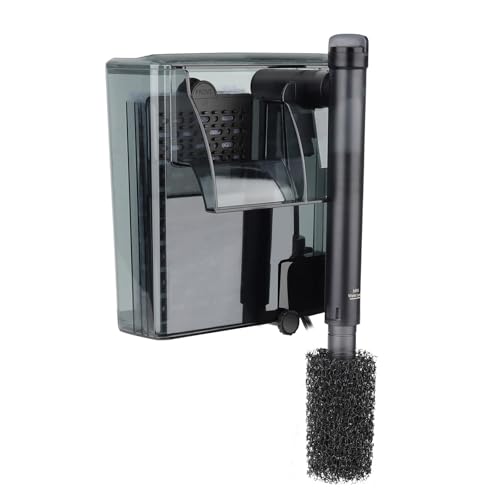 hygger Aquarium HOB Filter 105 GPH for 10-20...