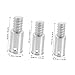 3Pcs Telescoping Pole Adapter Aluminum Alloy Broom Handle Tips for Poles for Mop and Broom Repair Enhances Cleaning Efficiency
