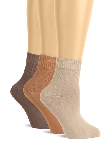Hugh Ugoli Extremely Soft Bamboo Socks for Women, Everyday Use, All Seasons, Moisture Management, Ankle & Crew, Size 6-12