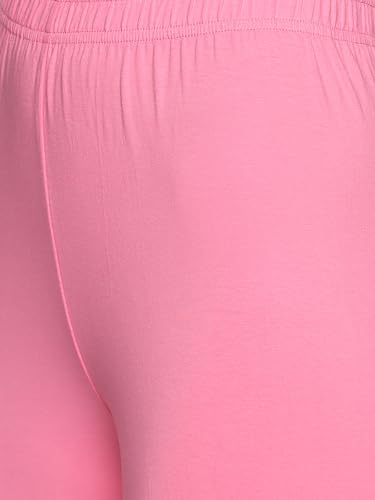 Image of OUTFLITS Women's Knee-Length Cotton Spandex Essential Capri Stretchy Leggings |Small - 2XL Adult |Yoga Leggings, Workout, Gym, Running 3 /4th Leggings for Women(OFLLC)