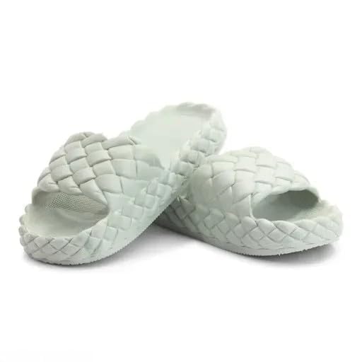 Image of Richmen Women Summer Flip Flop Slippers Casual Pillow EVA Anti-Slip Sole Sandals for Women's & Girls Soft Cushioned Bathroom & Home Slides Rubber Flats