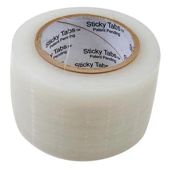 Sticky Tabs 3X3.5 inch X 100 ft Furniture Carpet Tabs That Stick