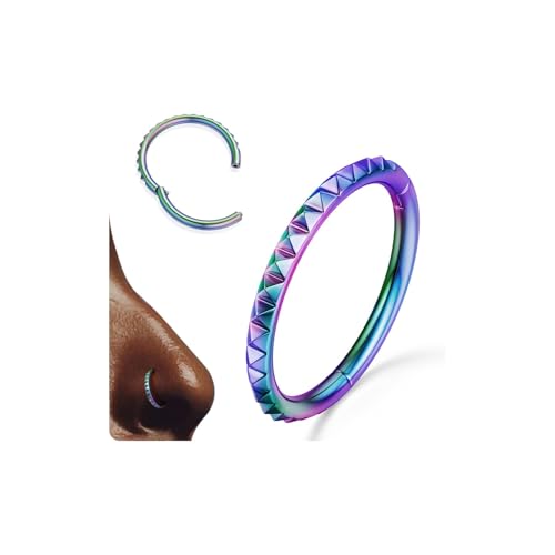BodyBonita ZOgm[YOt[v - 316L T[WJX`[ m[YsAX s~bhZv^O bvwbNX _CX RNWG[, 20g(0.8mm)-11mm, XeX|, ΂Ȃ