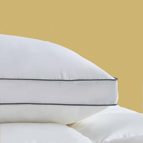 INSPIRE CRAFTER Goose Down Body Pillow for Adults - Softness and Support Long Pillow Insert for Side and Back Sleepers Hotel Down Long Pillows for Bed Gusseted Body Pillow Size Set of 1