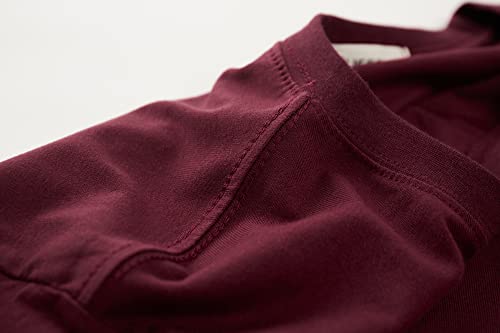 Image of KLIEGOU Men's 100% Cotton Longline T-Shirt, Pre-Shrunk Soft