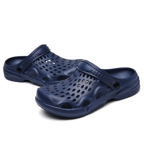 Image of SECHRITE Clogs for Men Garden Shoes Water Sandals Mens Mules and Clogs Shower Slippers Waterproof Summer Slides