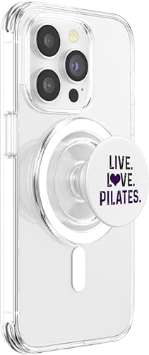 Pilates Live Love Drôle Yoga Pilates Instructeur Sports PopSockets PopGrip pour MagSafe – vue 4