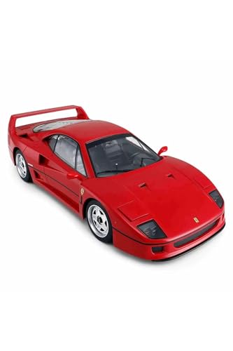 Image of Radio Remote Control 1 /14 Scale Car F40 RC Model Car w /Front Light Controller Open /Close (Red)