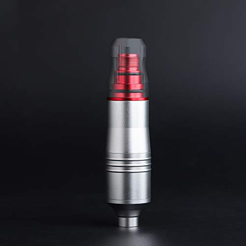 Rotary Pen Tattoo Machine —Professional Tattoo Pen Machine Quietly Japan Motor With Aluminum Frame For Tattooing,Tattoo Needle Cartridge,Tattoo Stencil Machine (Sliver) #TOP5