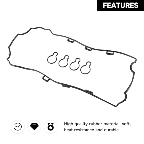 Image of Engine Valve Cover Gasket - Compatible for Chevrolet Cobalt 2005-2007 for Saab 9-3 2003-2011 for Saab 9-3X 2010-2011 for Saturn Ion 2004-2007 - Replace Part 90537687, 5607942