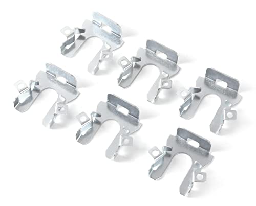 (6-Pack) Tongass Exact Replacement Pivot Headlight Retaining Clips Compatible With Ford F-150 F-250 F-350 Bronco 1992-1996, Lincoln And Mercury Models - Headlight Component #TOP7