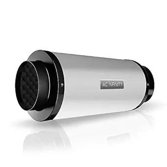 AC Infinity Inline Duct Fan Silencer, 6 Noise Reduction Muffler Blower Silencer for Indoor Hydroponics Grow Tent Ventilation Systems