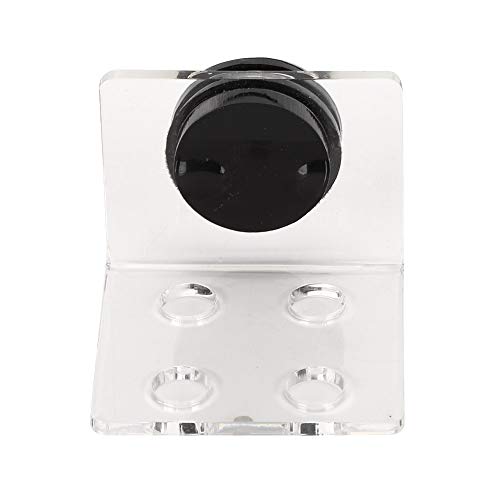 Cikonielf Coral Rack Acuario de acrílico magnético Coral Frag Rack Soporte Base Transparente Tanque de peces Coral Frag Holder Soporte(4 Hole)